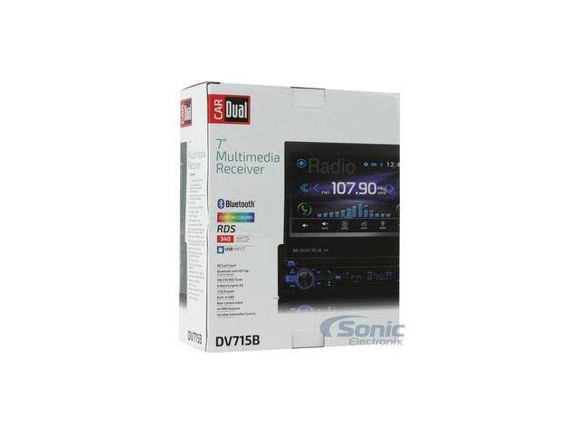 Single-DIN In-Dash DVD Receiver with Motorized Touchscreen & Bluetooth N5802
