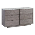 Oak 6 Drawer Engineered Wood Dresser Z1939