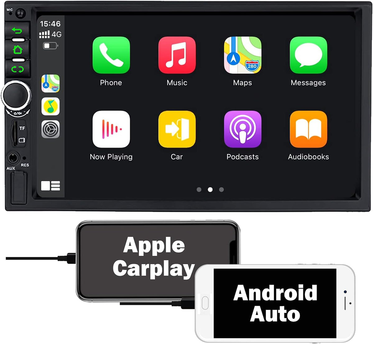 Double Din Car Stereo with 7 Inch Touch Screen M3529