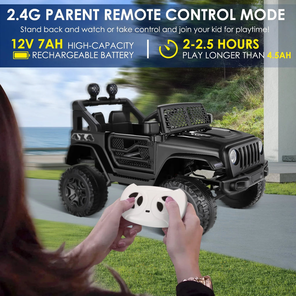 12V Kids Powered Ride on Truck Car with Parent Remote Control W20461