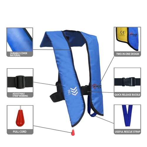 Inflatable Life Jacket Life Vest T423