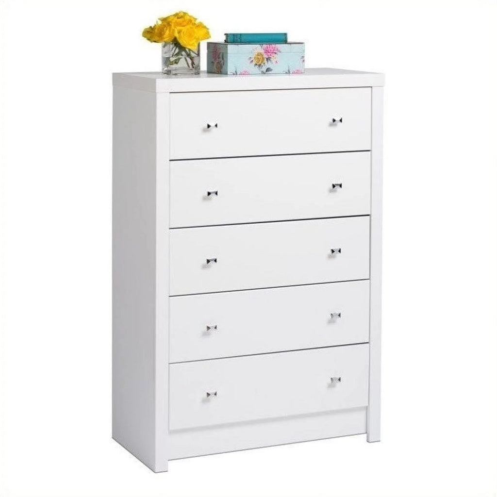 5-Piece Storage Bench 2 Nightstands Chest and Dresser I587