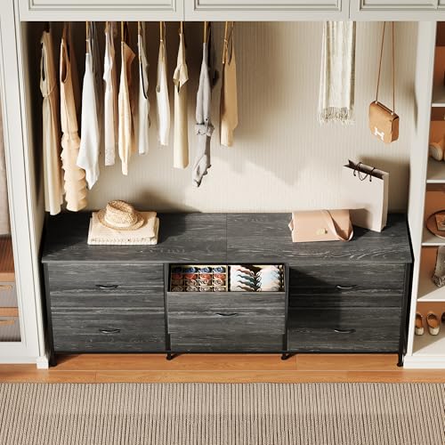 Rustic Brown 6 Drawer Dresser L5822