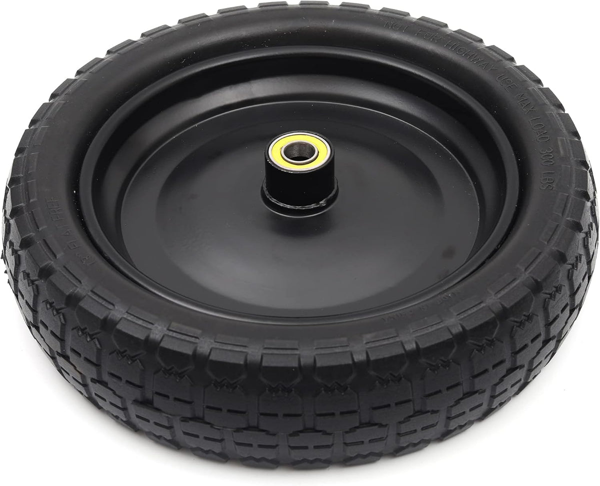 13'' Solid Polyurethane Flat-Free Tire and Wheel Assemblies 2-Pack H903