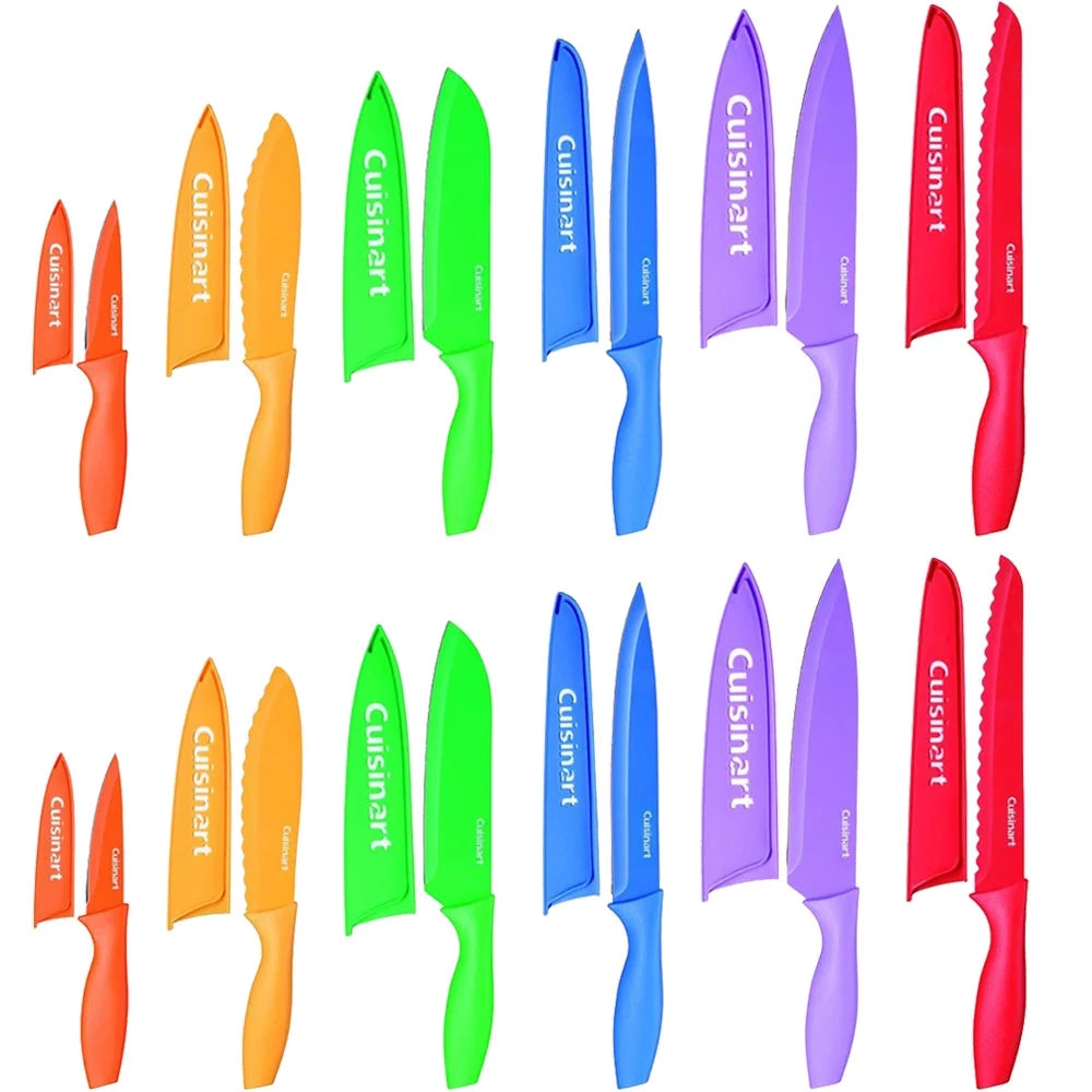 12-Piece Color-Coated Knife Set B62541