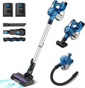 Cordless Stick Vacuum with 2 Batteries, Blue D52922