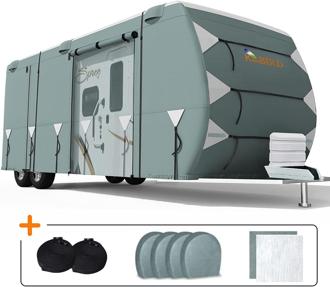 5 Layers Water-Proof Rip-Stop RV Cover Fits 24-27ft T32896