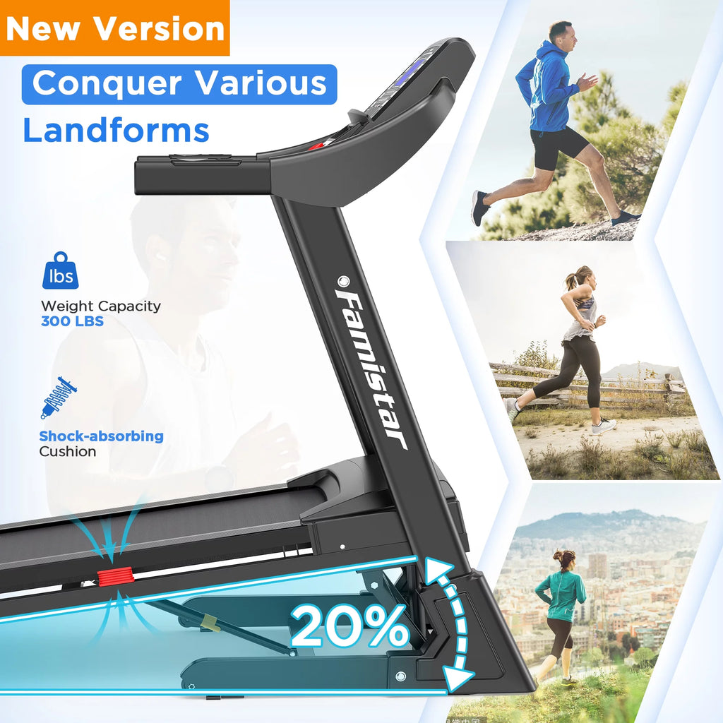 4.0HP Folding Treadmill with Auto Incline N4360
