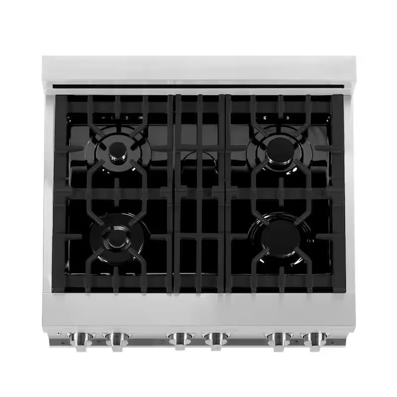 4 Burner Dual Fuel Range with Griddle S589