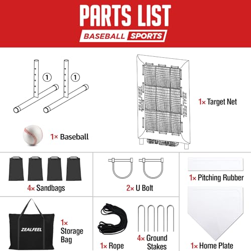 9 Hole Pitching Net with Strike Zone Target J237