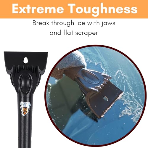 55" Extendable Snow Brush with Detachable Scraper E35905
