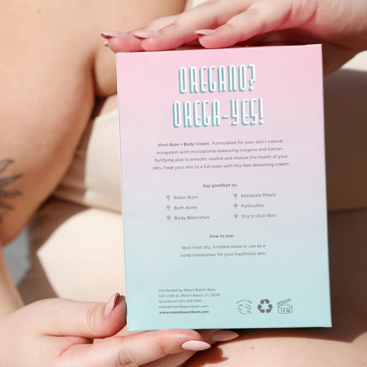 Oregano-powered Bum + Body Cream Kit of 2 P252011