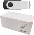 512MB USB 2.0 Flash Drives 100 Pack Black X708