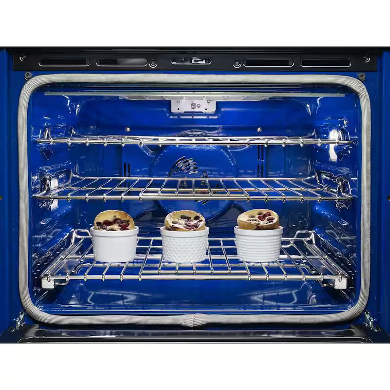 Double Electric Wall Oven Self-Cleaning with Convection in Stainless Steel V9118
