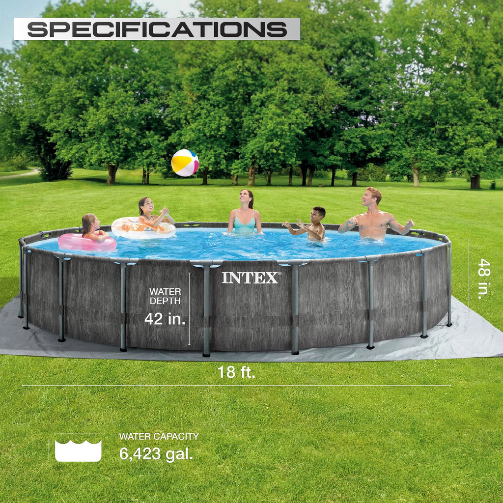 15'x48 Above Ground Swimming Pool with Filter Pump O103