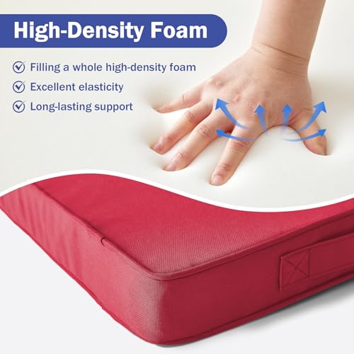 Outdoor Deep Seat Cushion Set 24 x 24 x 4 Inch Navy Blue N96980