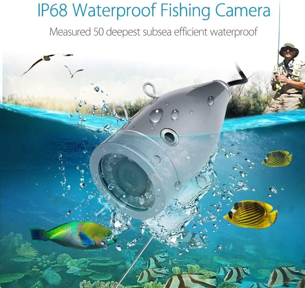 Underwater Fishing Camera 9 inch LCD 1000TVL Waterproof 30m Cable F497615