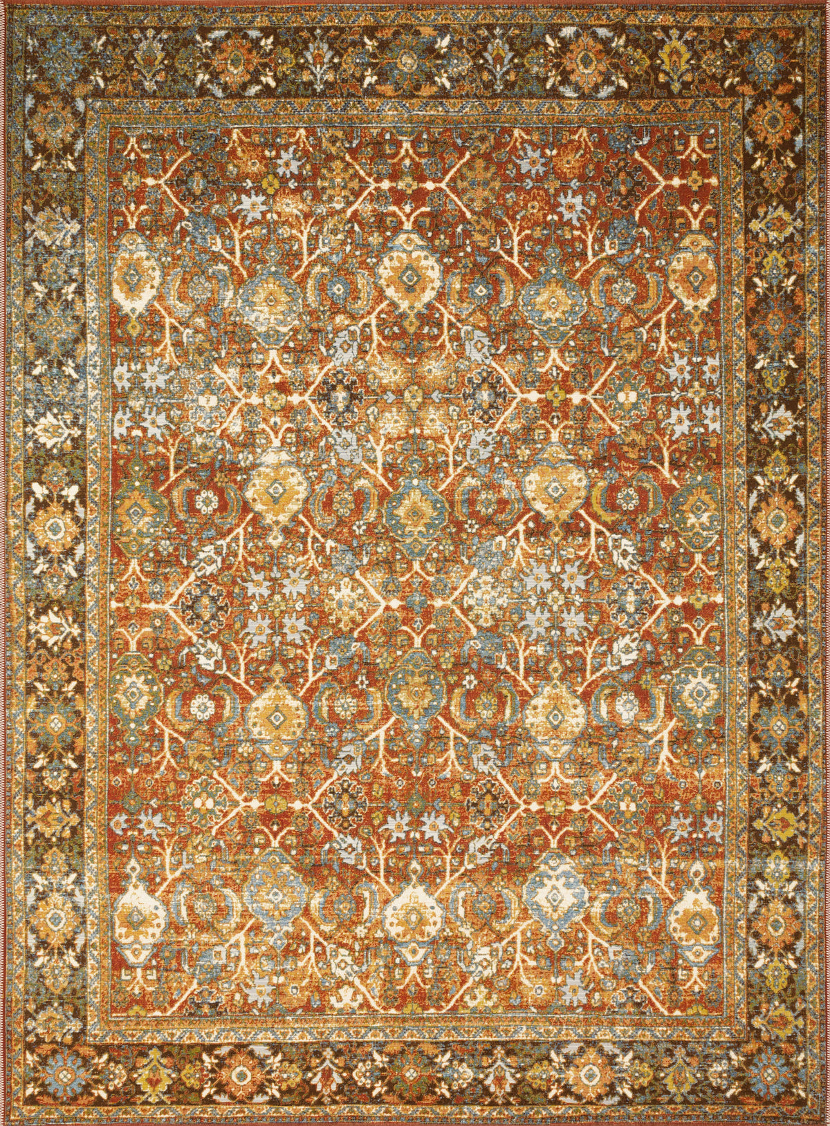 Red Multi Rug 10'6 x 13'9 K21023