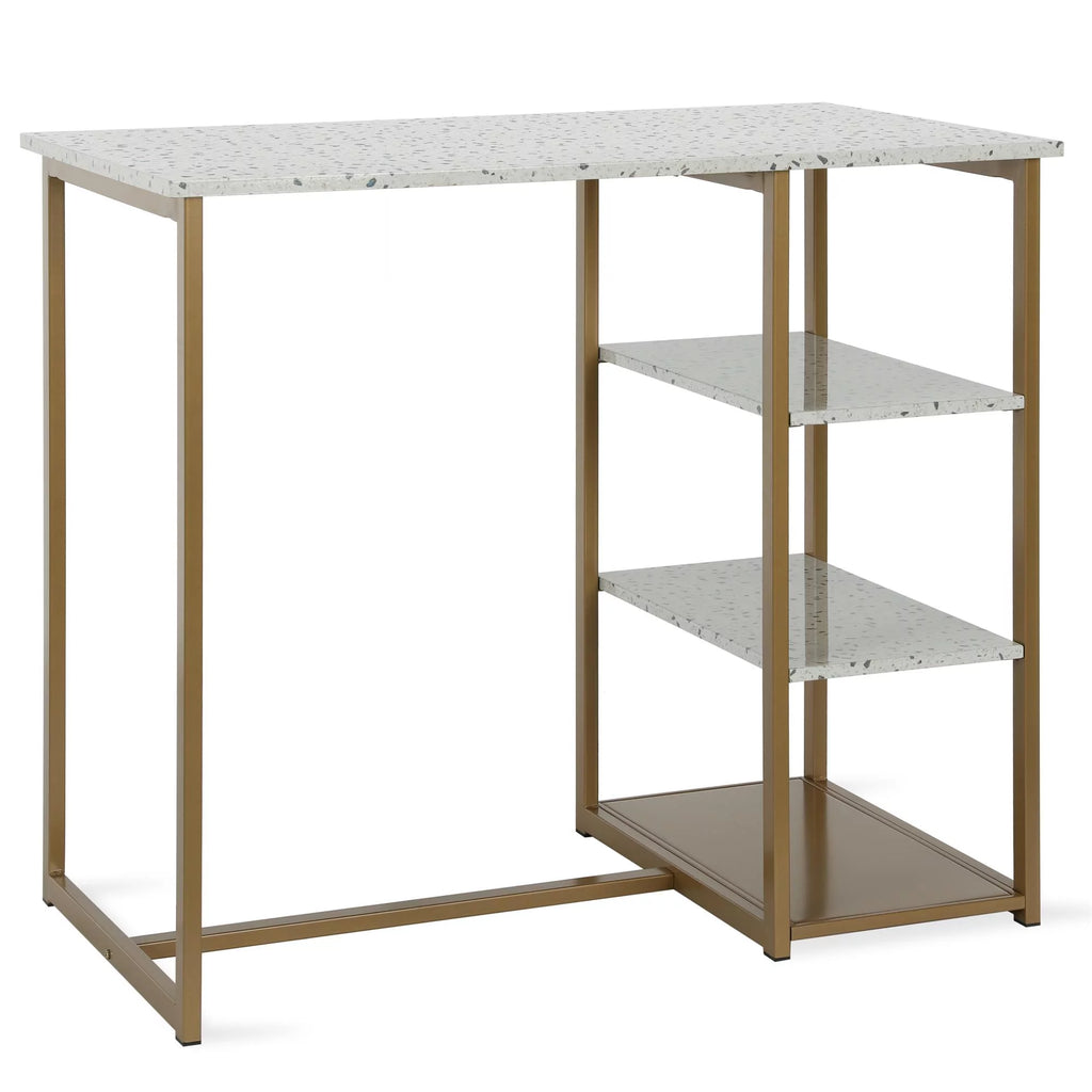 3-Piece Pub Set with Faux Terrazzo Top P156
