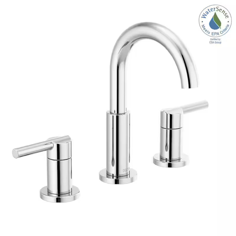 2-Handle Widespread Bathroom Faucet in Chrome O16246