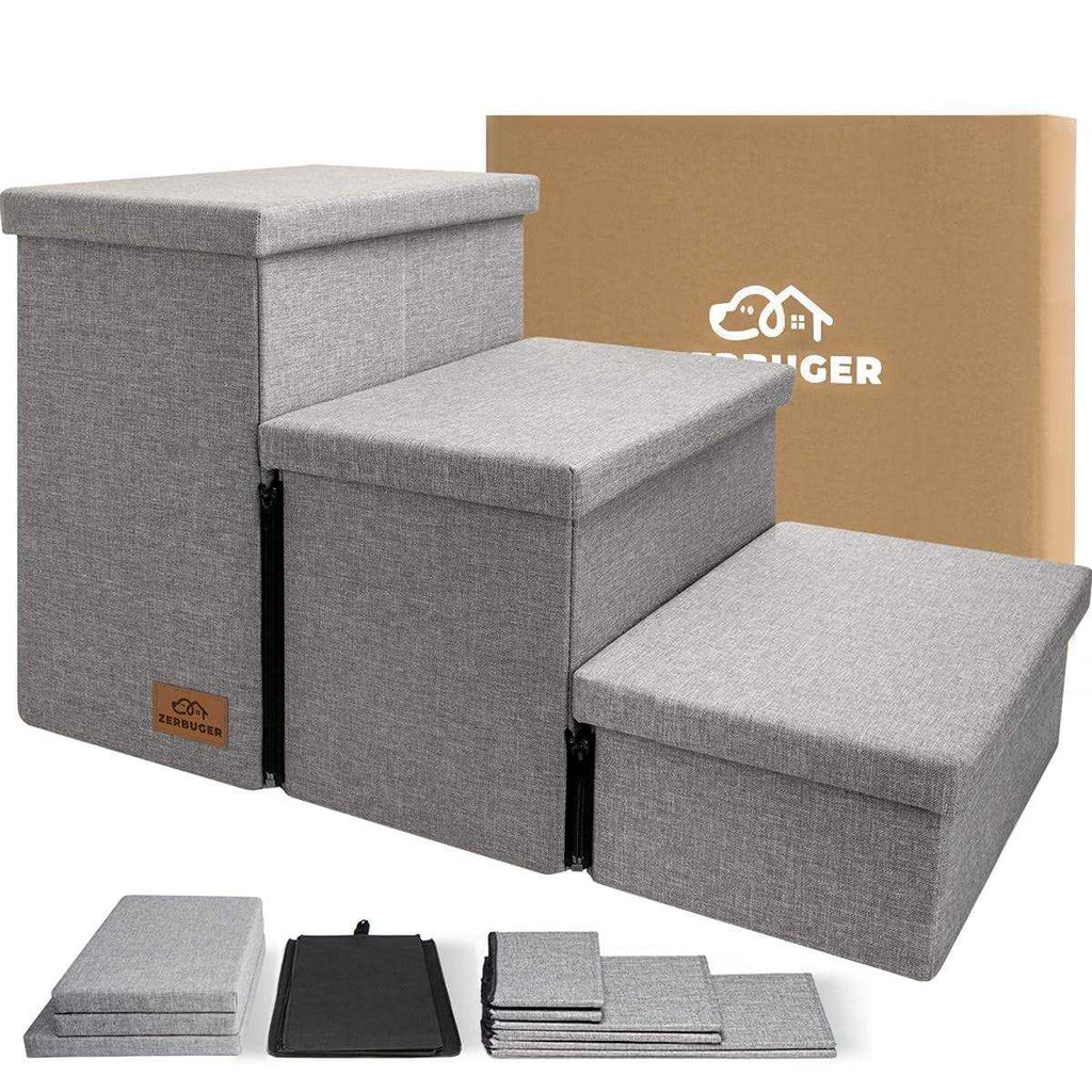 Foldable Dog Stairs with Storage K63249