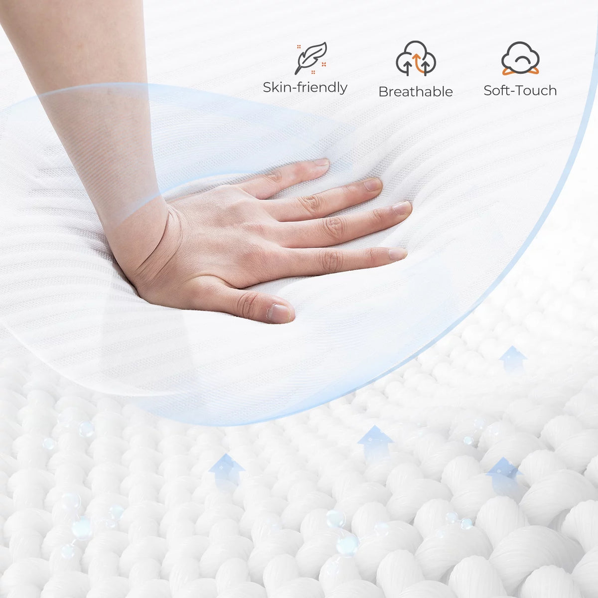 8'' Gel Memory Foam Queen Size Mattress P970