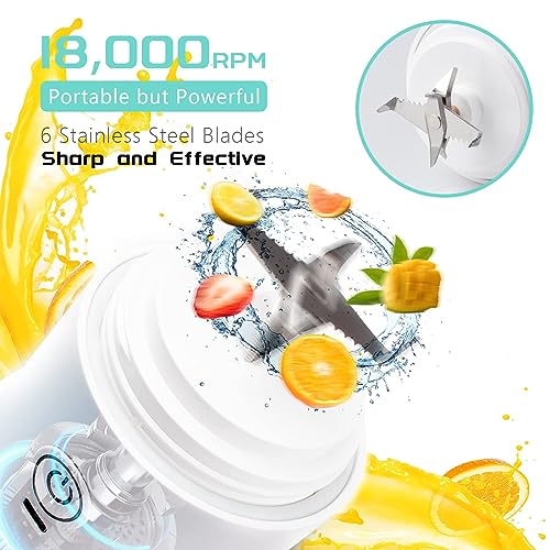 Rechargeable Personal Blender with 600ML Travel Cup D7108