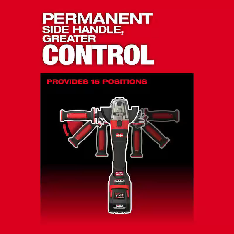 18V Lithium-Ion Brushless Cordless 4-1/2 in./5 in. Braking Grinder R3117