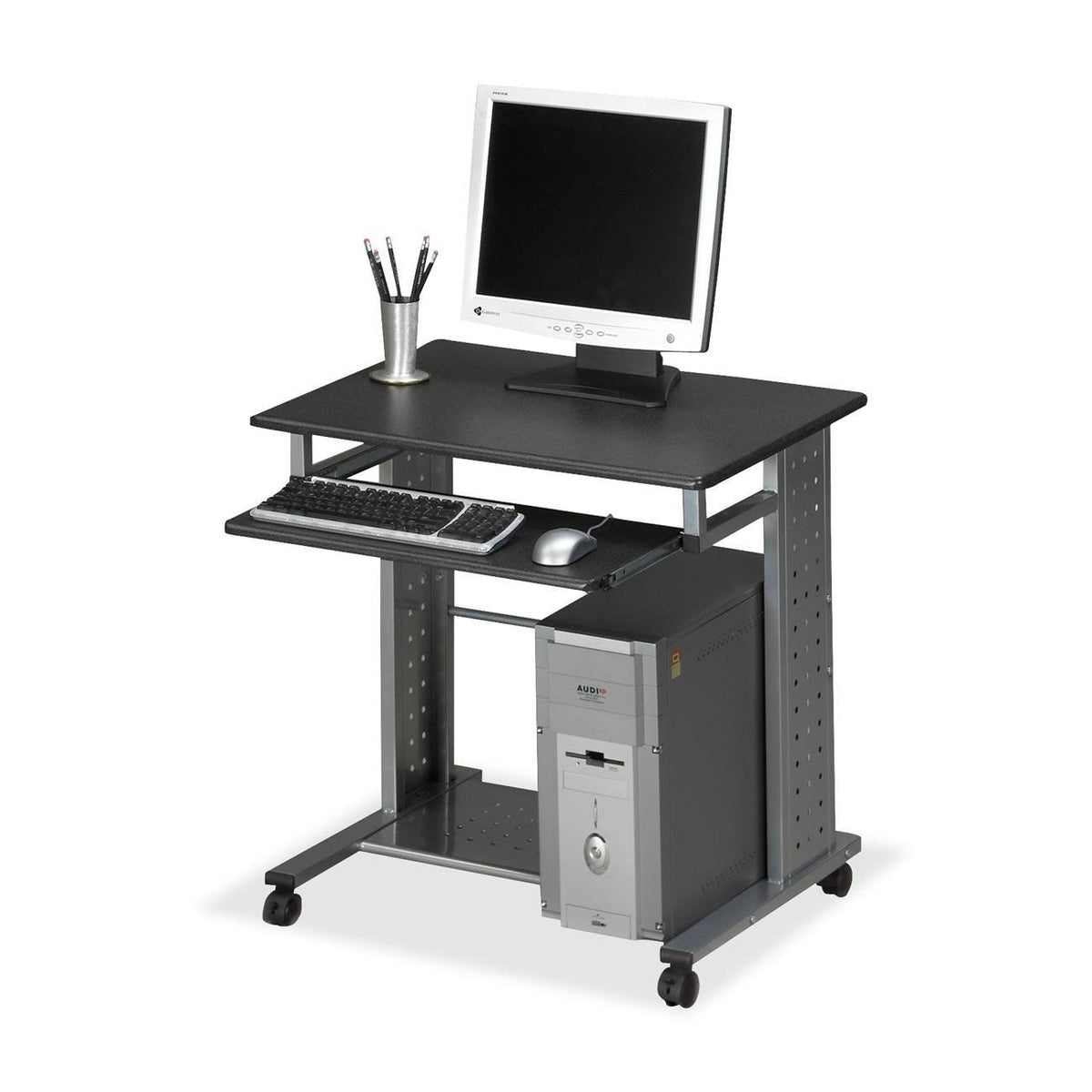 Mobile Workstation AV Cart Anthracite F7698