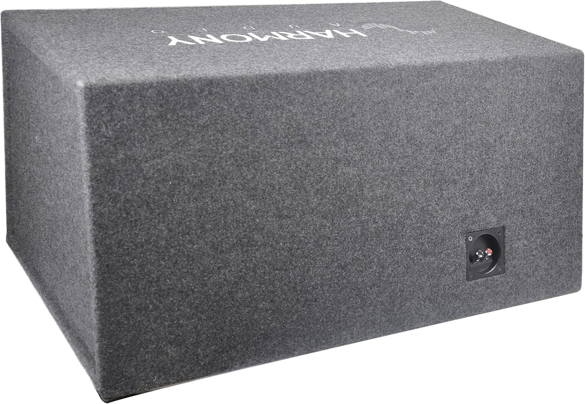 Dual 12 Vented 1200W Sub Box with Amplifier and Amp Kit X277