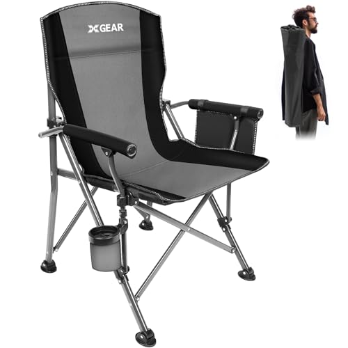 Folding Camping Chair with Cup Holder and Carry Bag J7850