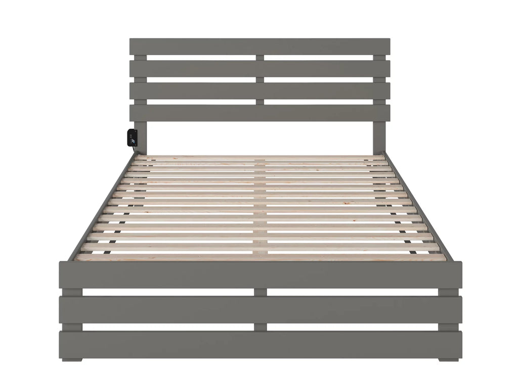 Queen Bed with Footboard and USB Charger U90230