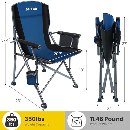 Folding Camping Chair with Cup Holder and Carry Bag J7850
