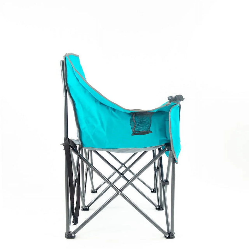 Teal Gray Two Seat Loveseat X521
