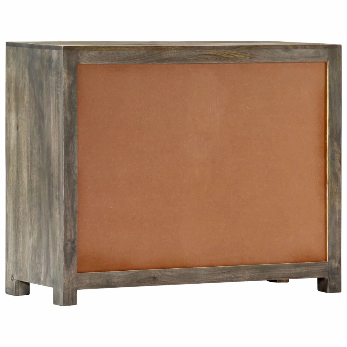 Gray Solid Mango Wood Side Cabinet R458293