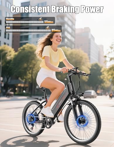 1500W 480Wh 26" 7-Speed Electric Mountain Bike J5014