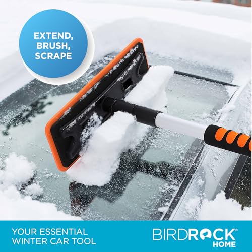 55" Extendable Snow Brush with Detachable Scraper E35905