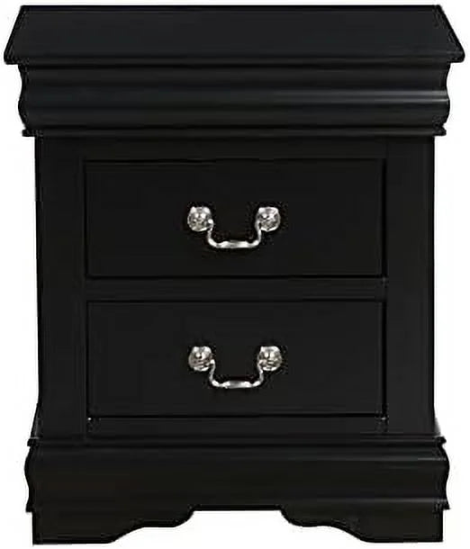 Pink Velvet 2 Drawer Nightstand R595