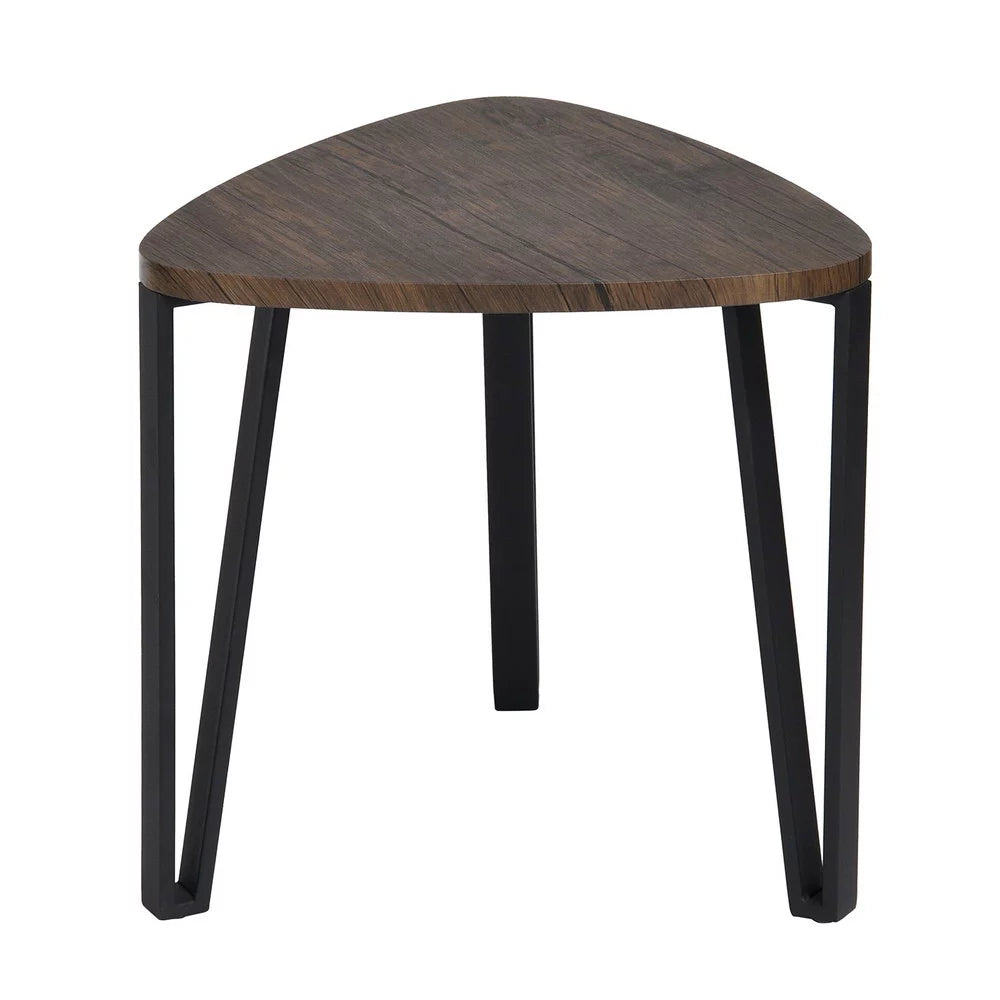 Set of 3 Wood Look Nesting Coffee Table A316