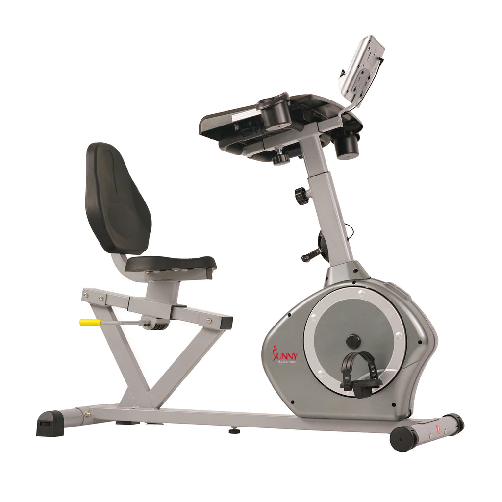 Magnetic Indoor Recumbent Exercise Desk Bike 350 lb Weight Capacity L1370