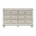 Champagne Finish 6 Drawer Dresser A623669