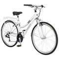 White 700c Hybrid Bicycle W143