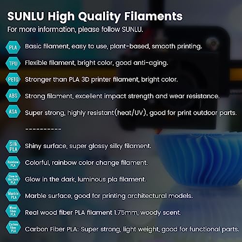 PLA 3D Printer Filament 1.75mm 1kg Spool Black Y34424