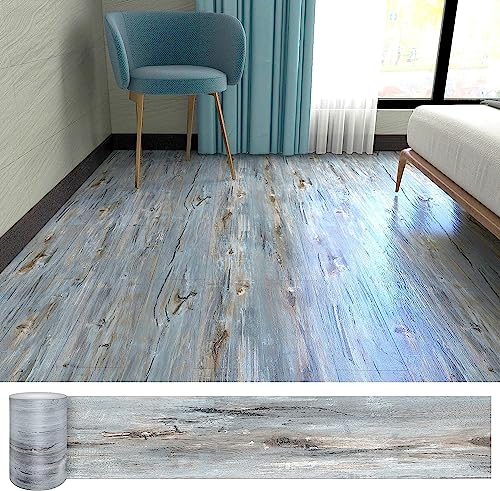 Grey Wood Peel and Stick Vinyl Floor Tile, 36 Pack W7614