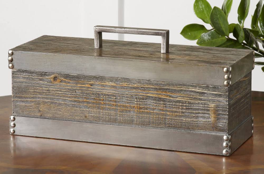 Natural Wood Decorative Box T5819