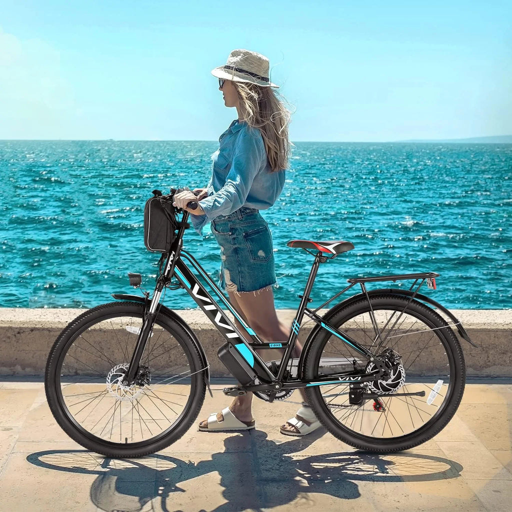 Electric Cruiser Bike 500W Step-Through 20MPH H748760