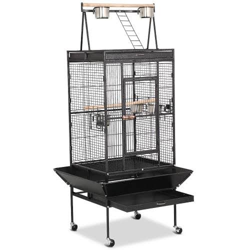 Black Iron Parrot Bird Cage M246