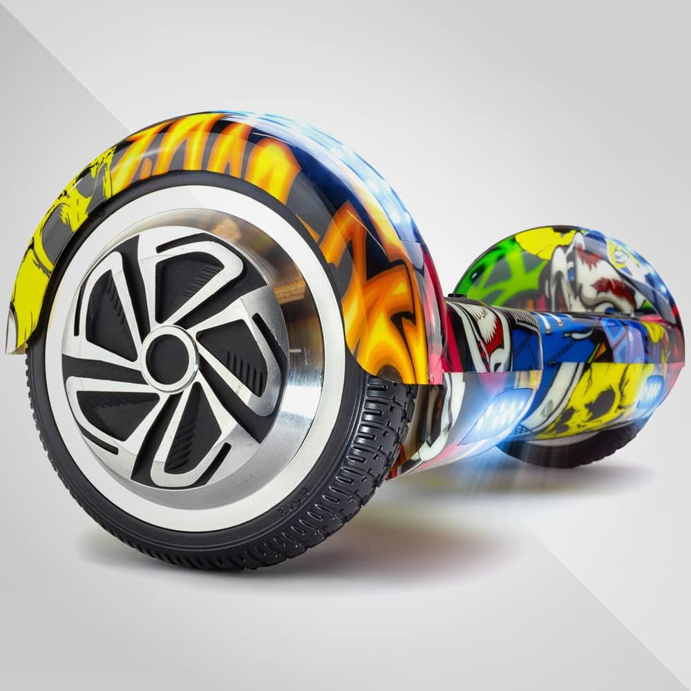 6.5 Aluminum Wheels Hoverboard with Bluetooth Speaker and LED Lights I2366