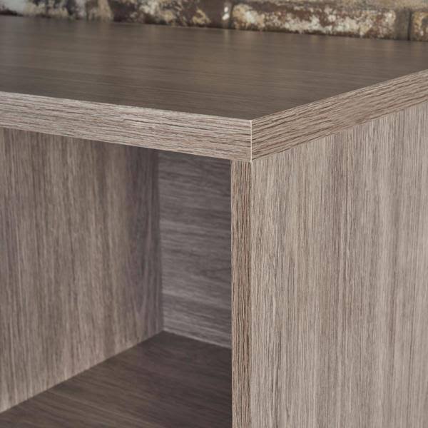 Grey Oak Black Cabinet O590211