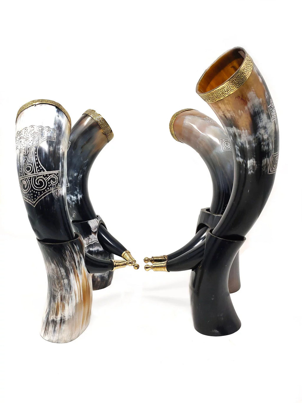Handmade Food Safe Drinking Horn Mug I36629